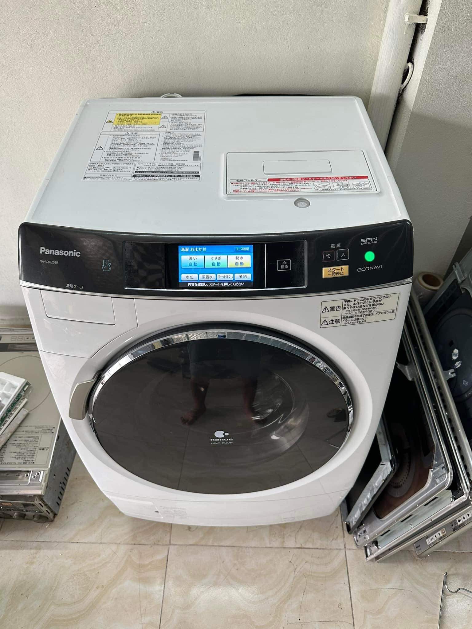 Máy giặt Panasonic cảm ứng sấy Lock nội địa Nhật